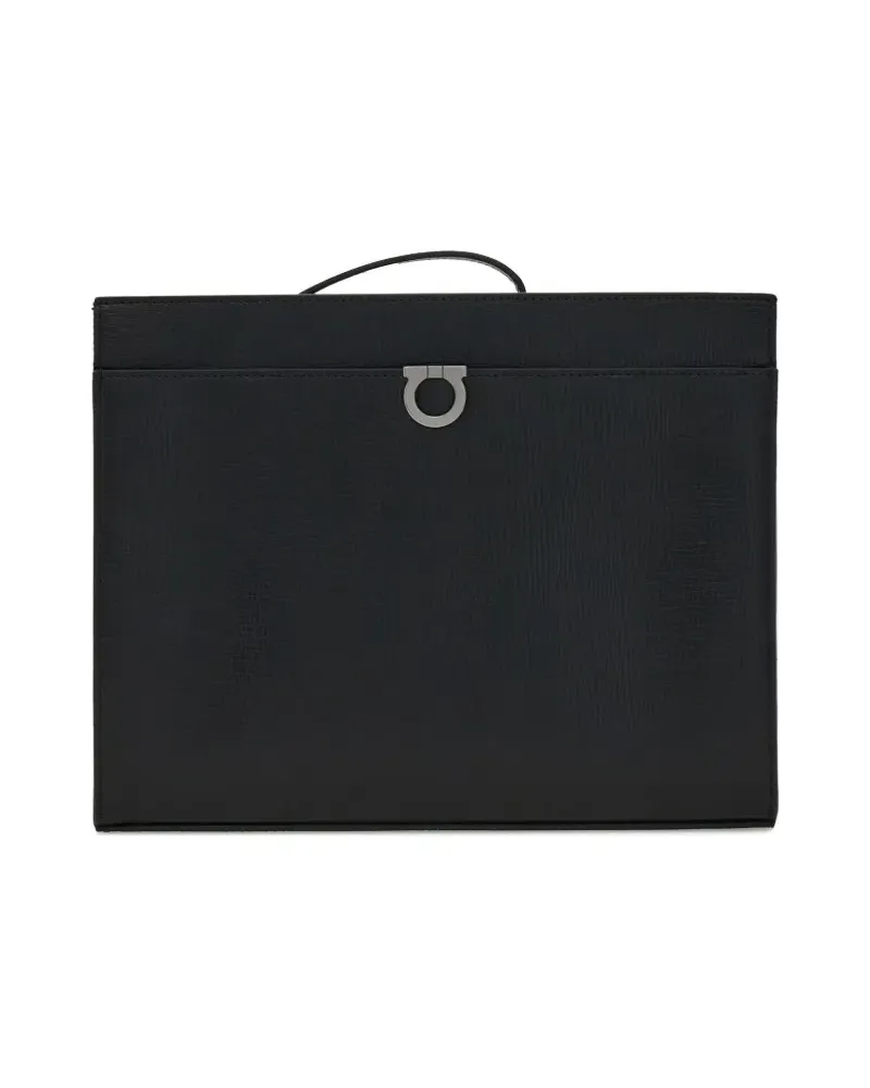 Ferragamo Gancini Clutch - Schwarz Schwarz