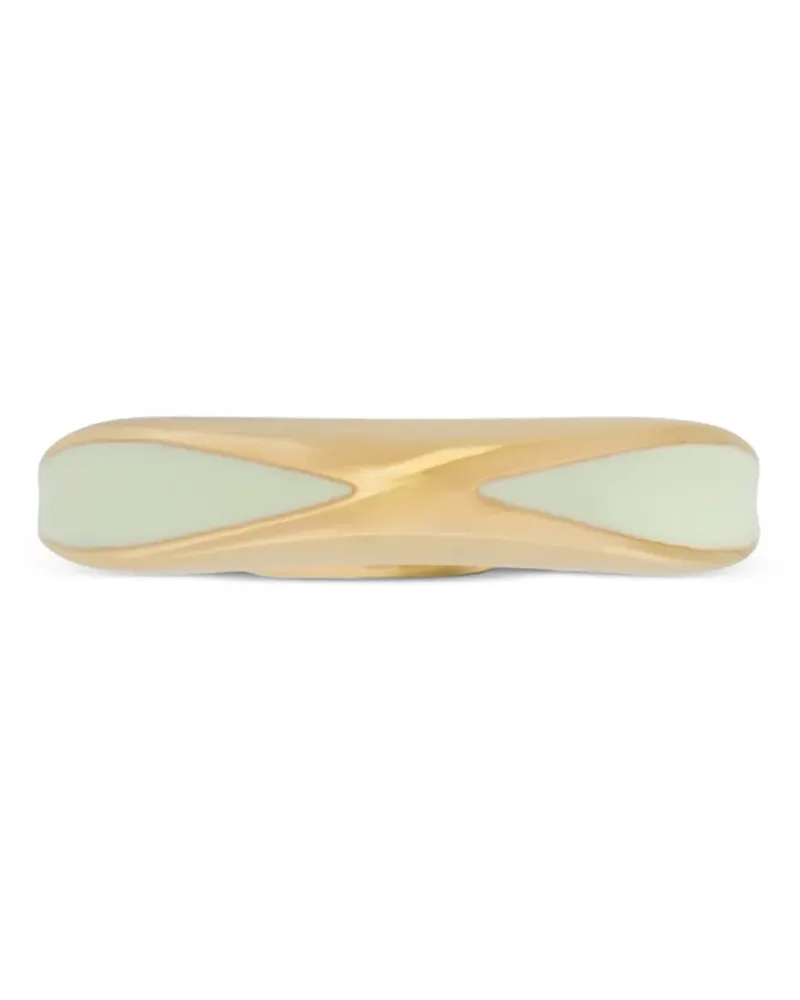 Jil Sander Ring mit Gravur - Gold Gold