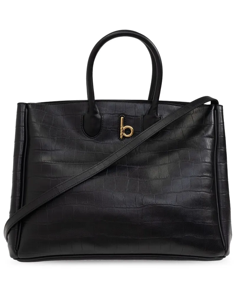 Burberry Rocking Horse Tote Bag - Schwarz Schwarz