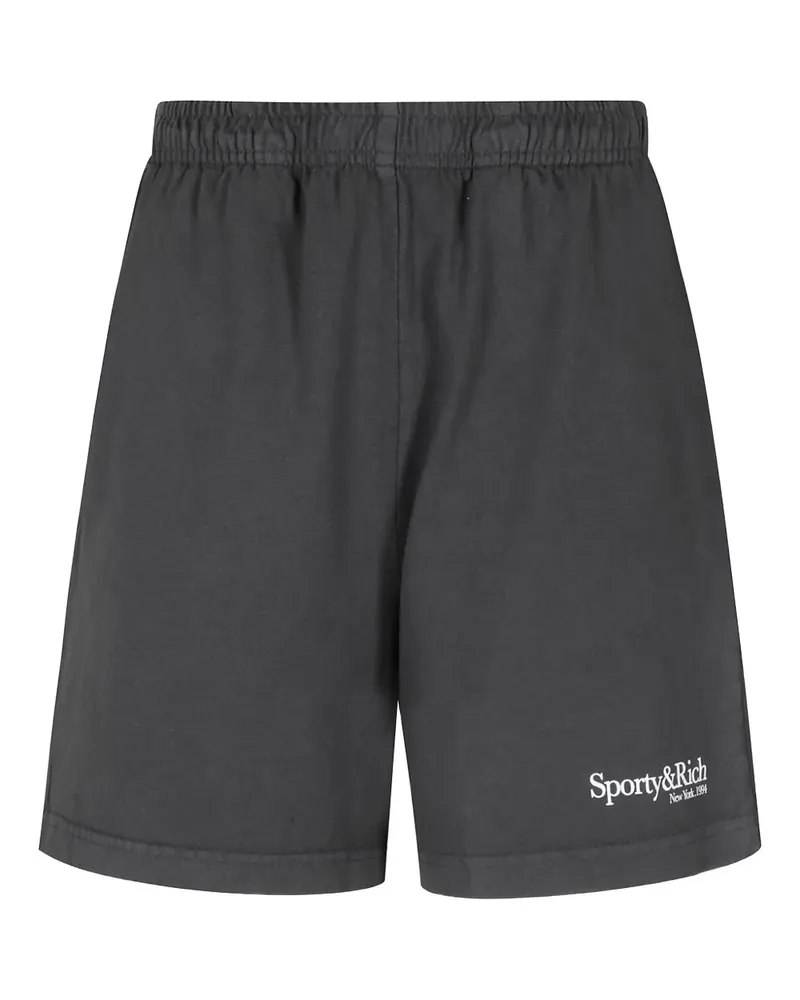 SPORTY & RICH Klassische Shorts - Schwarz Schwarz