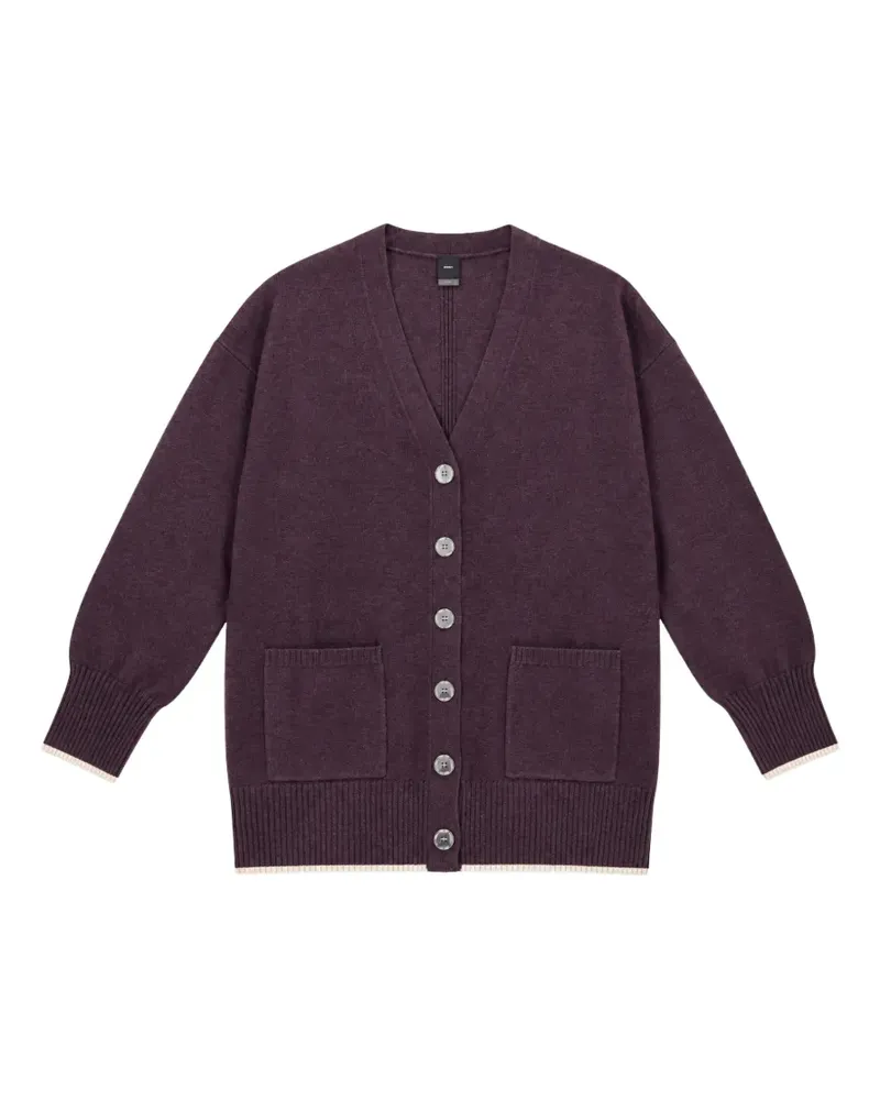 Pinko Cardigan mit V-Ausschnitt - Violett Violett