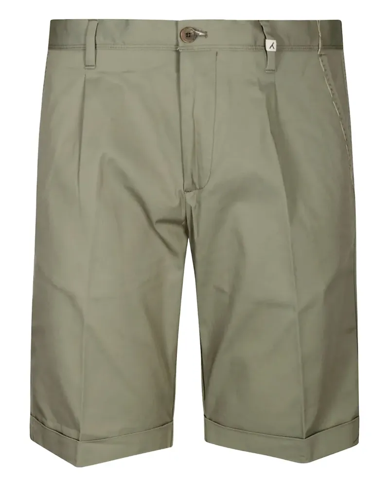 MYTHS Shorts mit Bundfalten - Grün Grün