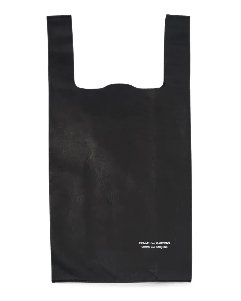 Comme des Garçons Shopper mit Logo-Print - Schwarz Schwarz