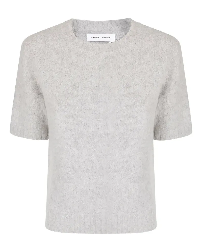 Samsøe & Samsøe Sajeanne knitted top - Grau Grau