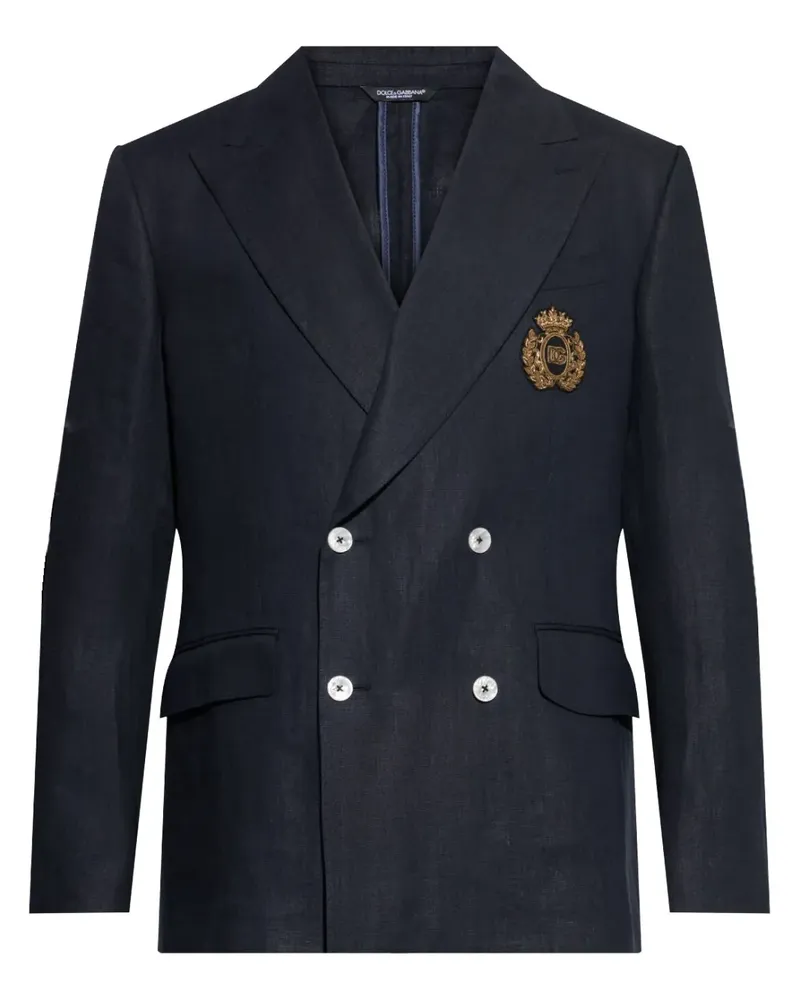 Dolce & Gabbana Doppelreihiges Sakko - Blau Blau