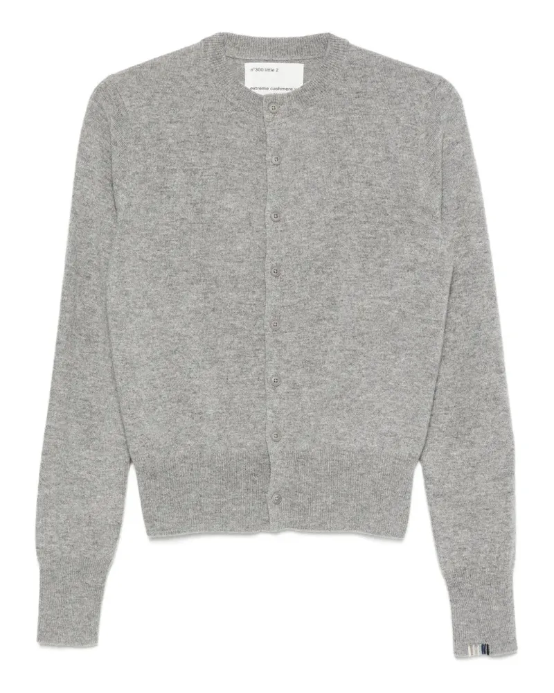 extreme cashmere Little 2 Cardigan mit Knopfverschluss - Grau Grau