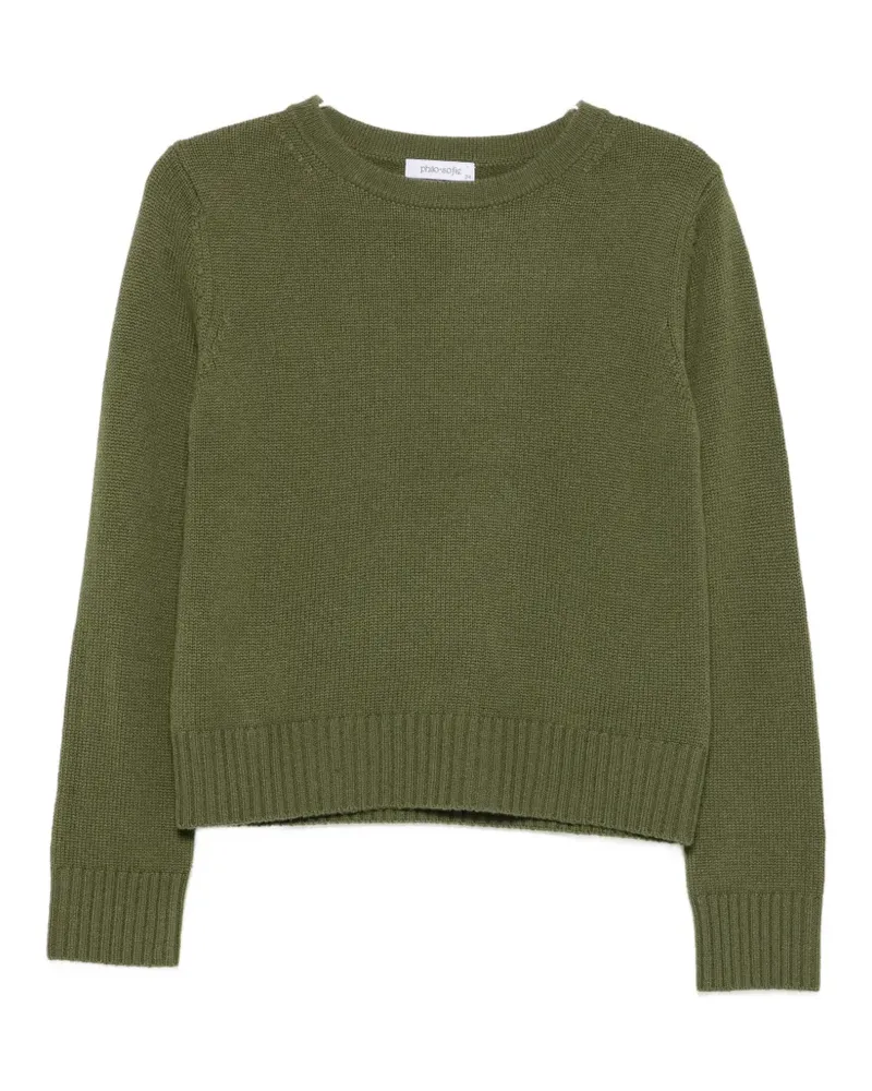 philo-sofie ribbed-trim cashmere sweater - Grün Grün