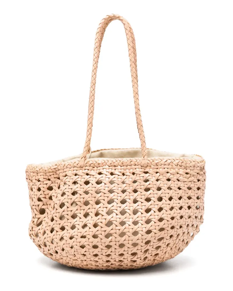 Dragon Gewebte Schultertasche - Nude Nude