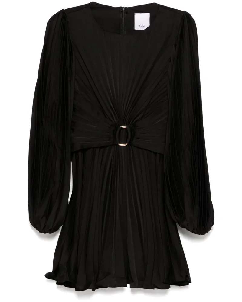 Acler Norseman Kleid - Schwarz Schwarz