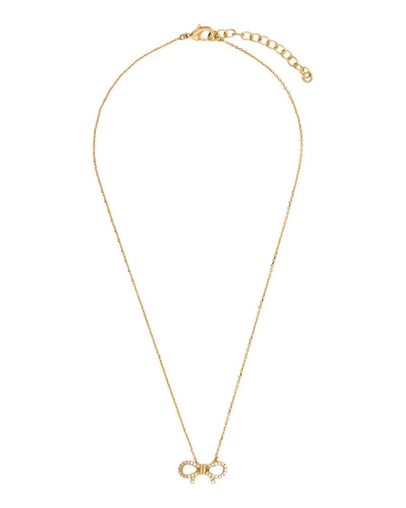 Ferragamo Vara bow pendant necklace - Gold Gold