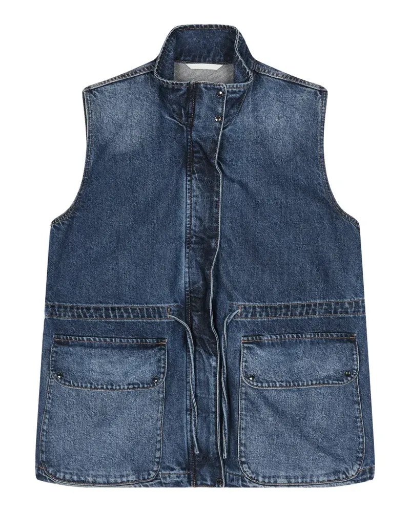 JNBY Weste mit aufgesetzten Taschen - Blau Blau