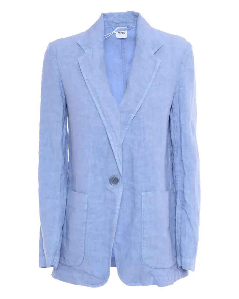 ASPESI Blazer mit einem Knopf - Blau Blau