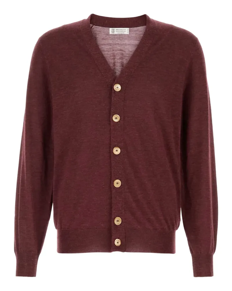 Brunello Cucinelli buttoned cardigan - Rot Rot