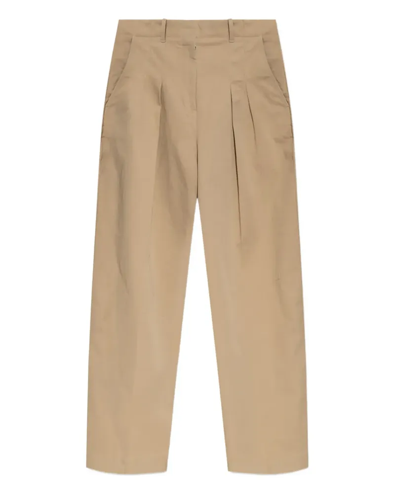 Lacoste Plissierte Hose - Nude Nude