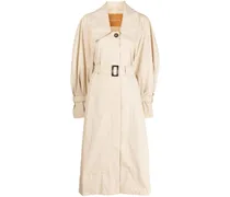 Trenchcoat mit Gürtel - Braun