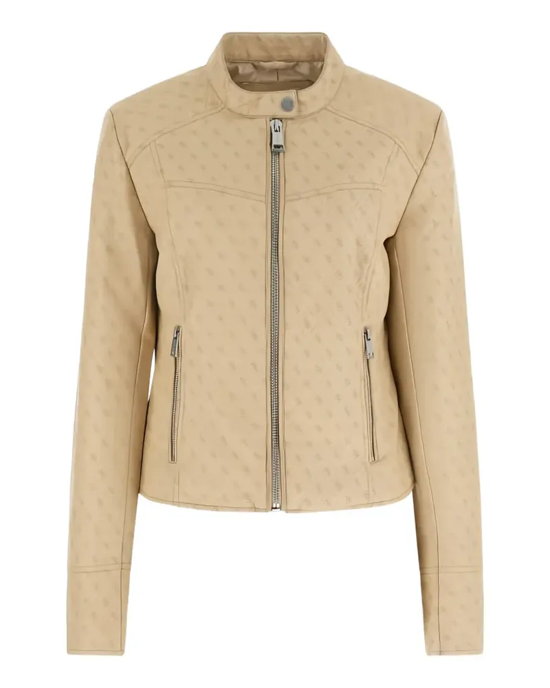 Guess Jacke mit Monogramm-Prägung - Schwarz Schwarz
