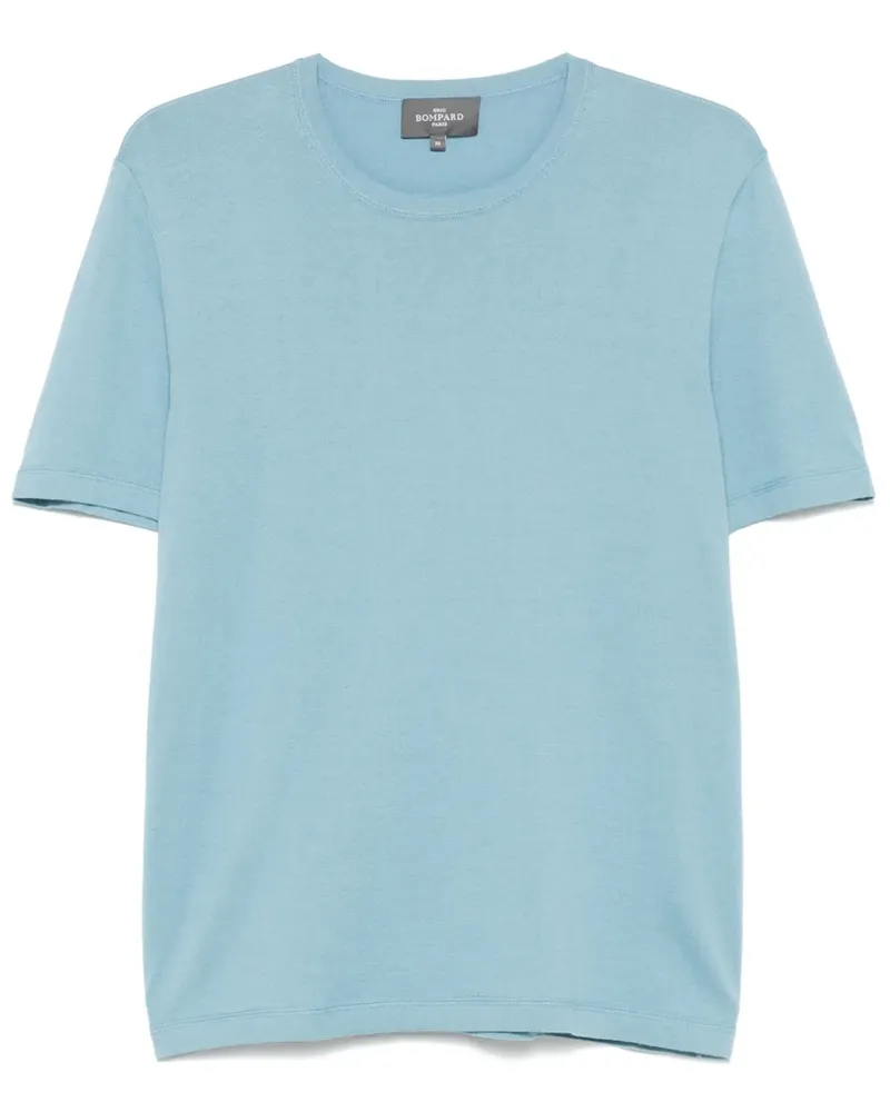 Eric Bompard Fein gestricktes T-Shirt - Blau Blau