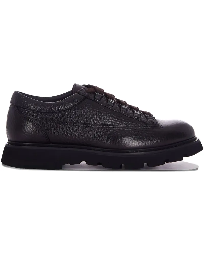Doucal´s textured lace-up shoes - Schwarz Schwarz