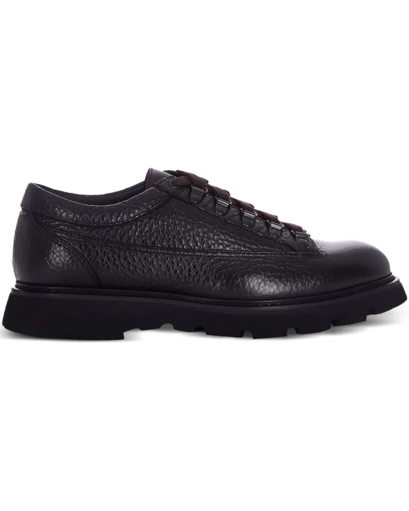 Doucal´s Texturierte Schnürschuhe - Schwarz Schwarz
