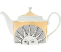 Teekanne mit Sonnen-Aufdruck