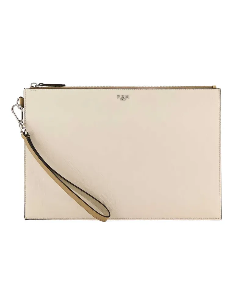 Fendi Klassische Clutch - Nude Nude