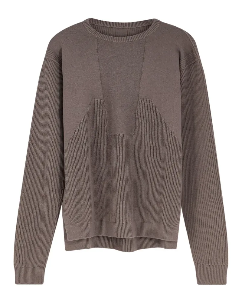 Rick Owens ribbed knit sweater - Braun Braun