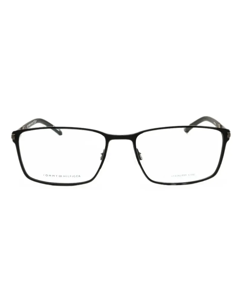 Tommy Hilfiger Brille mit eckigem Gestell - Schwarz Schwarz