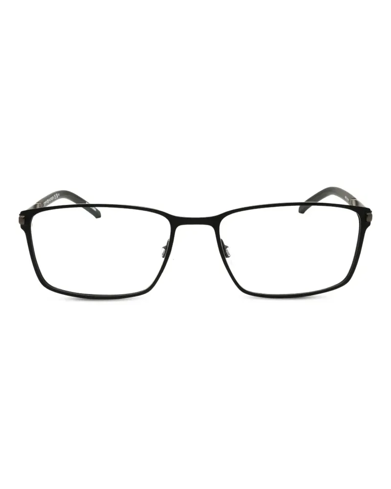 Tommy Hilfiger Brille mit eckigem Gestell - Schwarz Schwarz