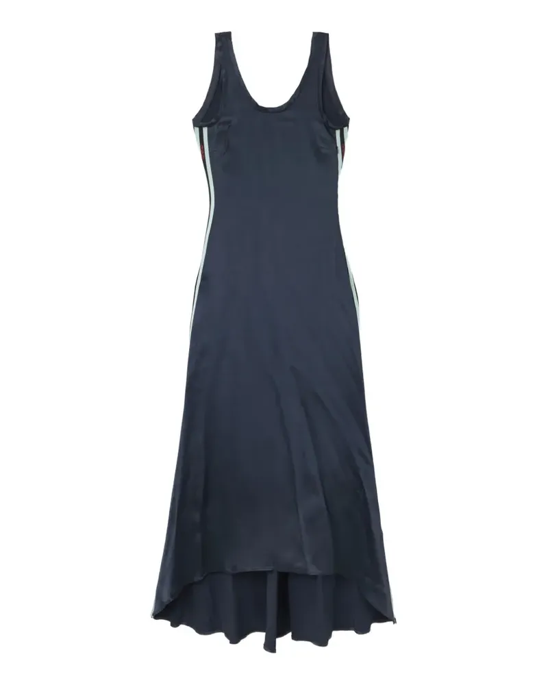 OFF-WHITE backless midi dress - Blau Blau