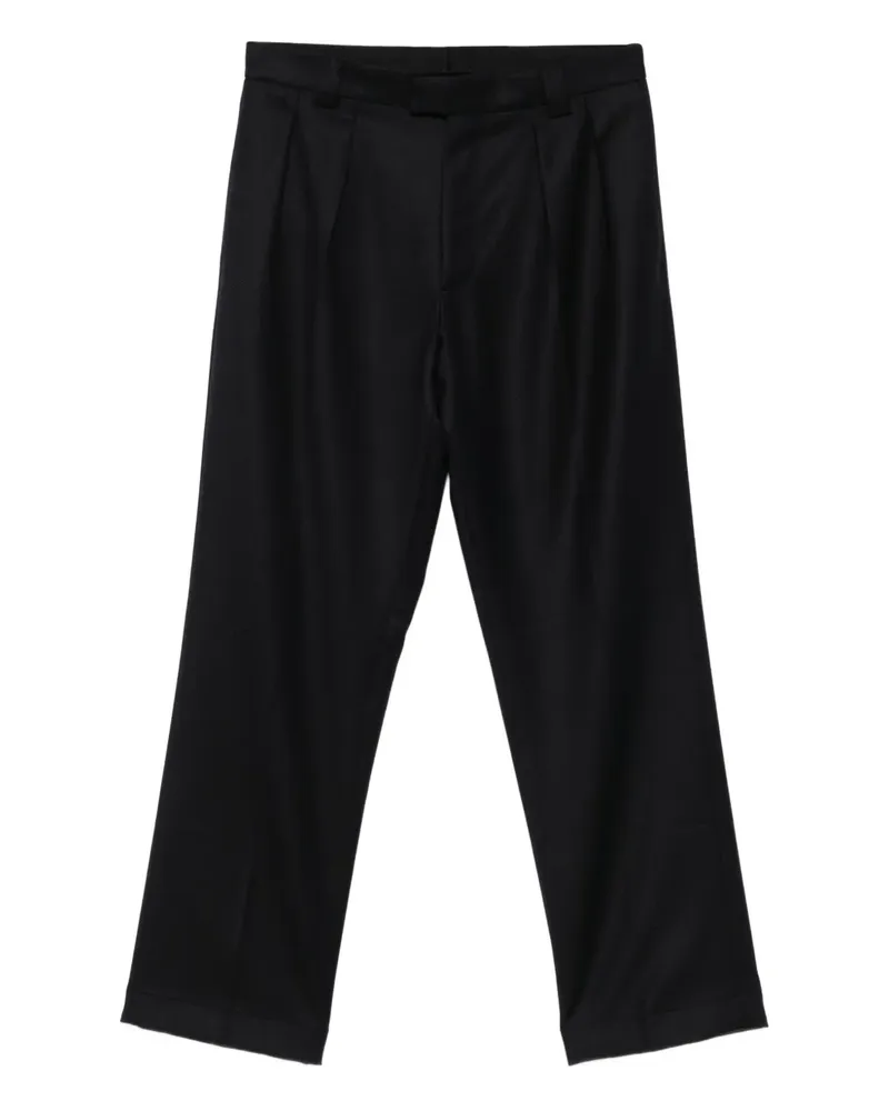 Berwich Hose mit Bundfalten - Blau Blau