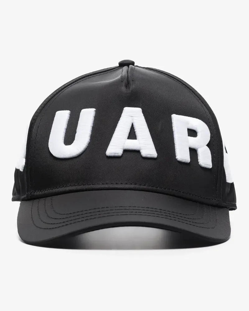 Dsquared2 Baseballkappe mit Logo-Stickerei - Schwarz Schwarz