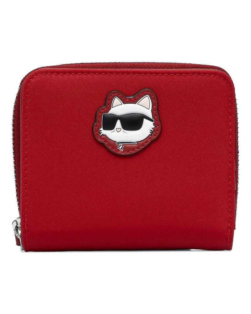 Karl Lagerfeld K/Ikon Choupette Portemonnaie - Rot Rot