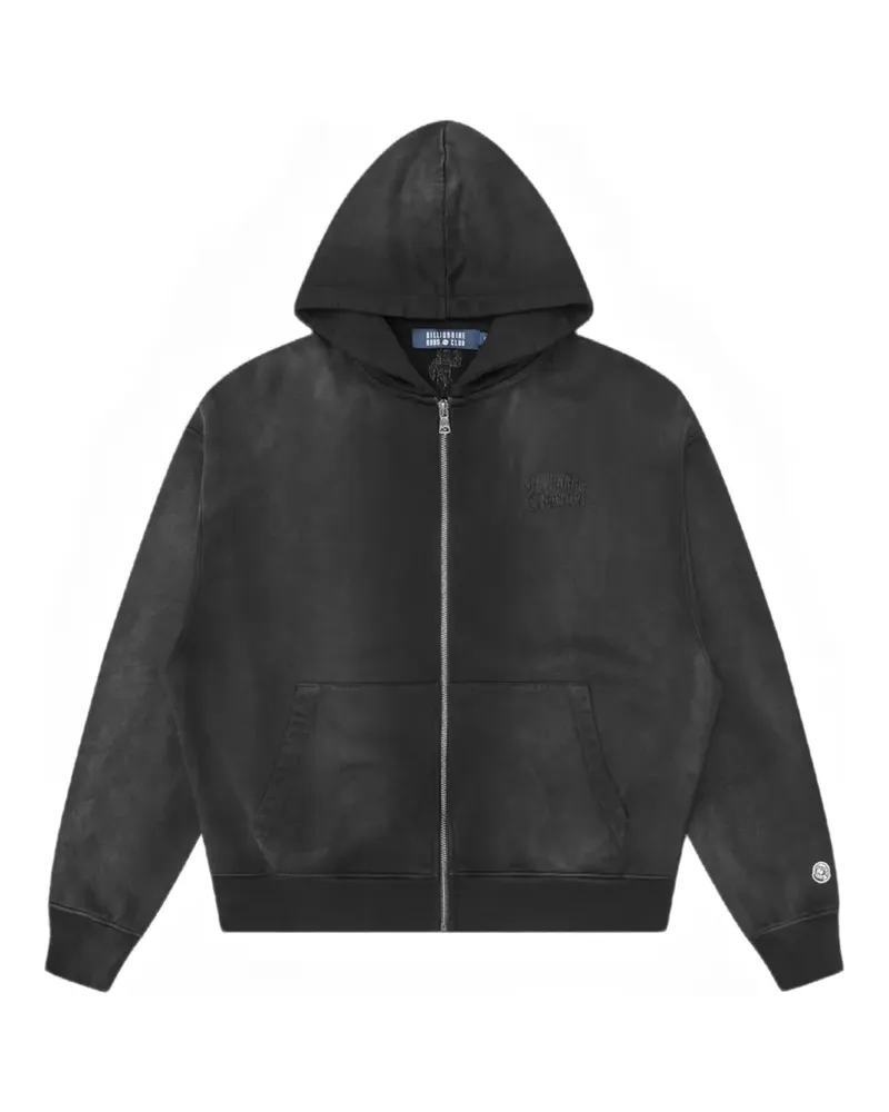 Billionaire Boys Club Kapuzenjacke mit Logo-Stickerei - Schwarz Schwarz