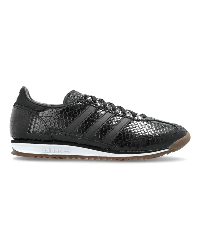 adidas SL 72 OG reptile-effect stripe sneakers - Schwarz Schwarz