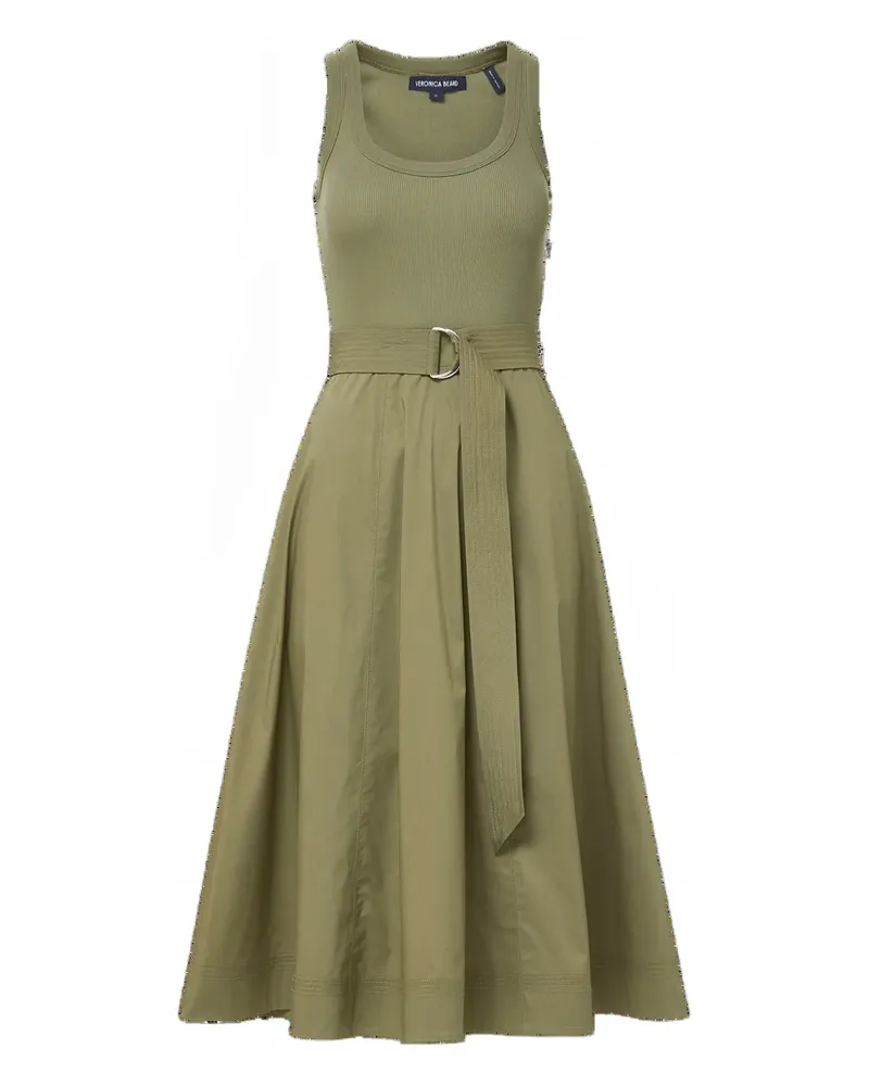 Veronica Beard Ennis Midikleid mit Gürtel - Grün Grün