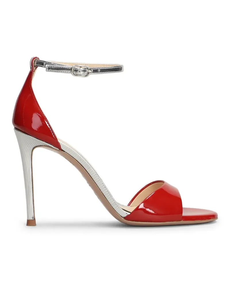 FESTA Milano Vitis ankle-strap leather heeled sandals - Rot Rot