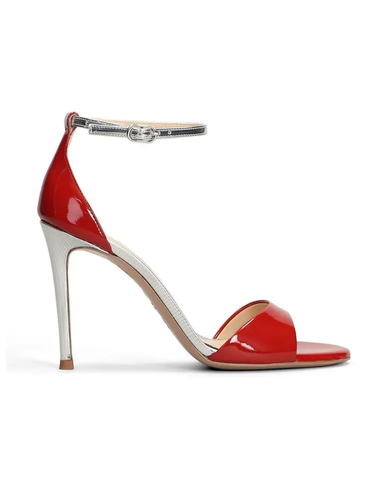 FESTA Milano Vitis ankle-strap leather heeled sandals - Rot Rot