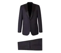 Einreihiger Anzug - Blau