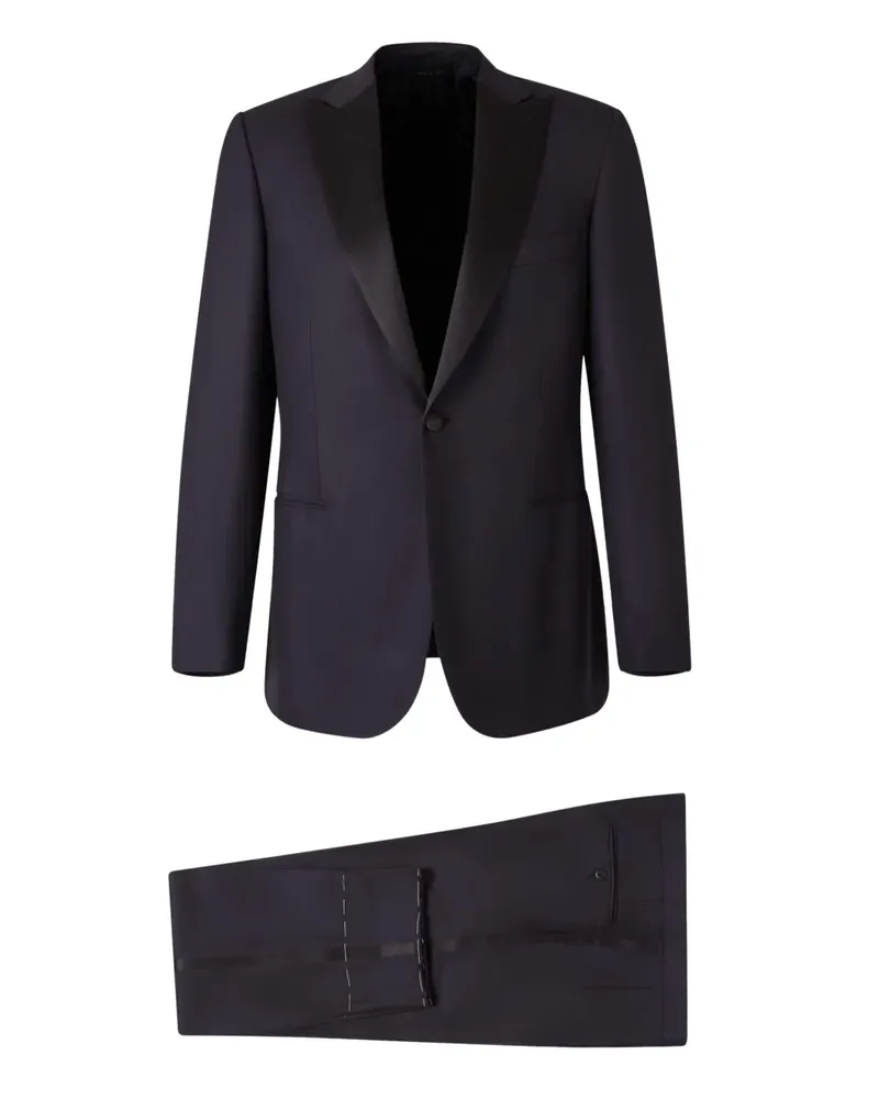 Brioni Einreihiger Anzug - Blau Blau