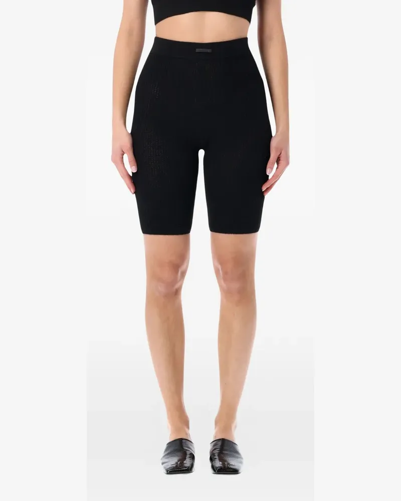 Fear of God waffle shorts - Schwarz Schwarz