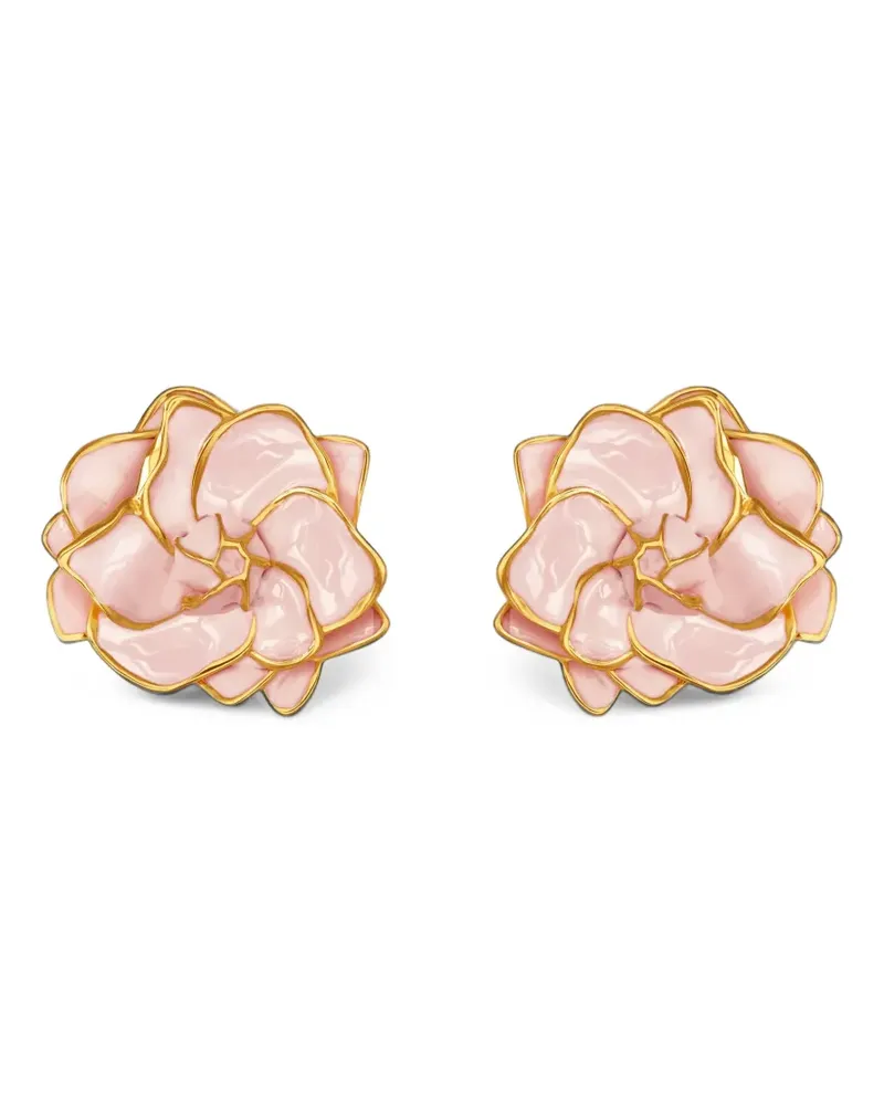 Oscar de la Renta Gardenia Ohrringe - Gold Gold