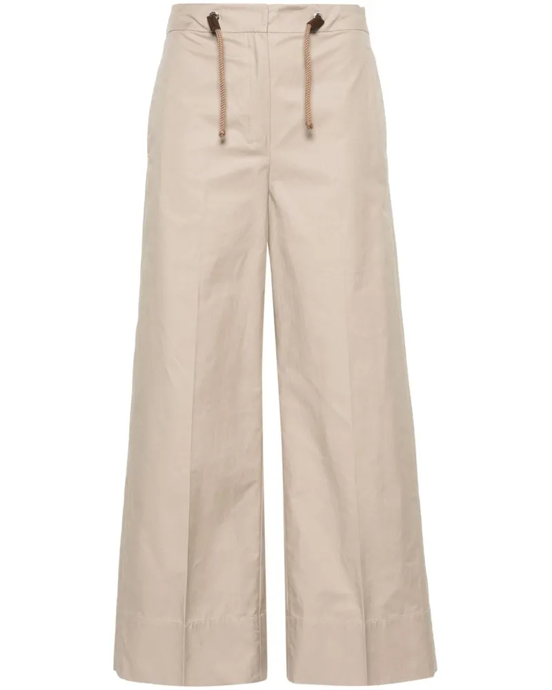 Max Mara Ottavo Hose mit weitem Bein - Nude Nude