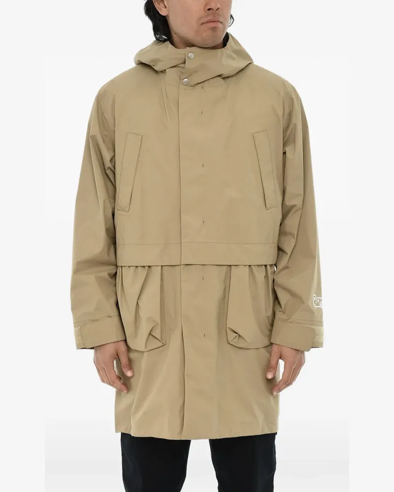 Woolrich hooded drawstring-waist parka - Nude Nude