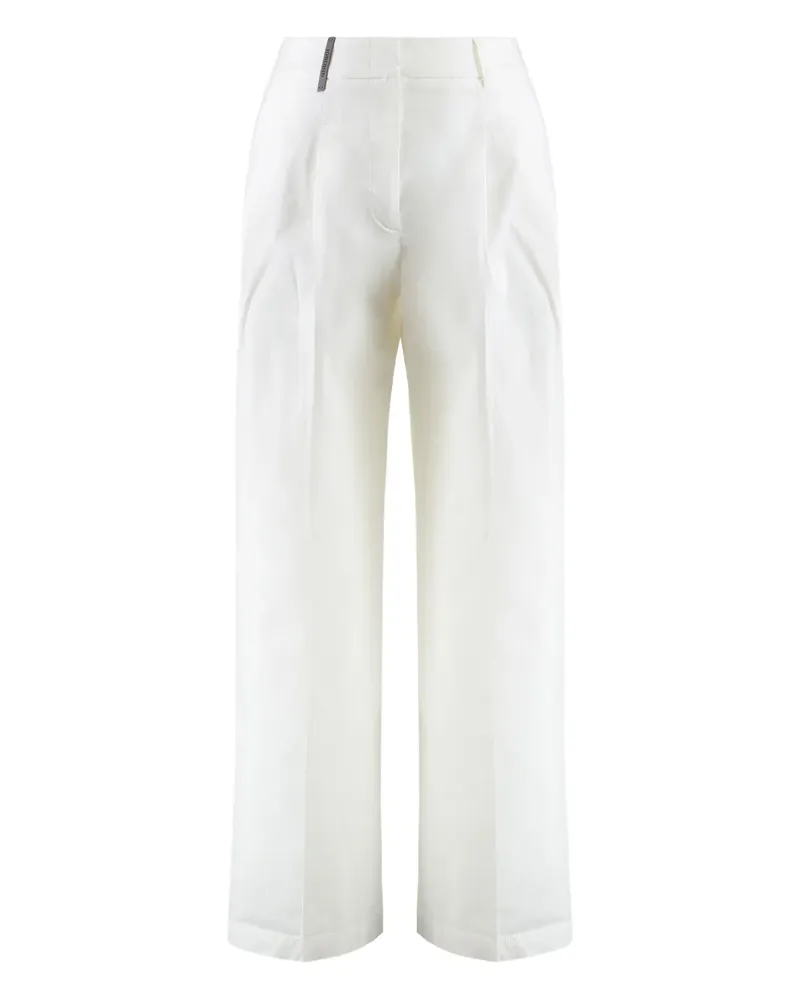 Peserico Klassische Hose - Weiß Weiß