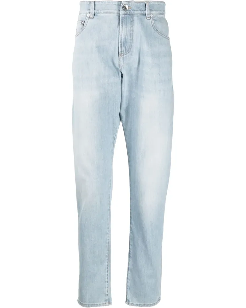 Brunello Cucinelli Jeans mit geradem Bein - Blau Blau