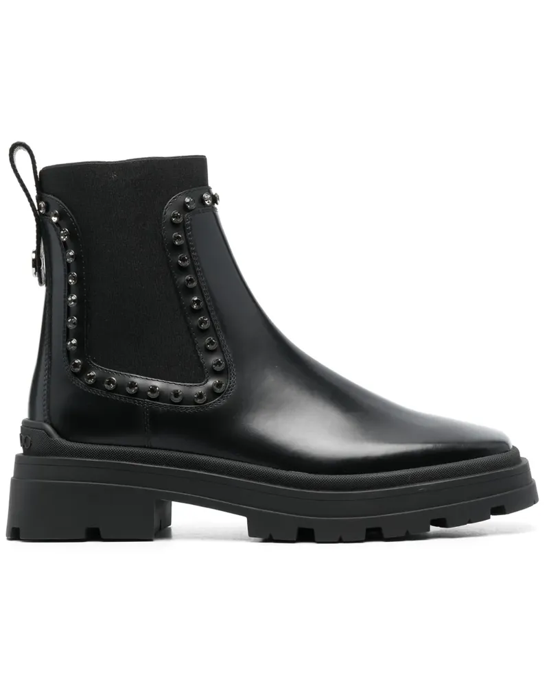Jimmy Choo Stiefeletten mit Kristallen - Schwarz Schwarz