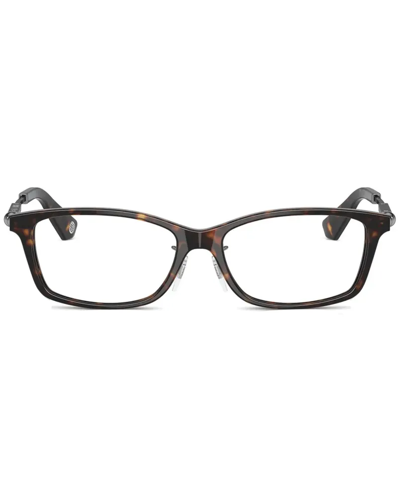 Burberry Brille mit eckigem Gestell - Braun Braun