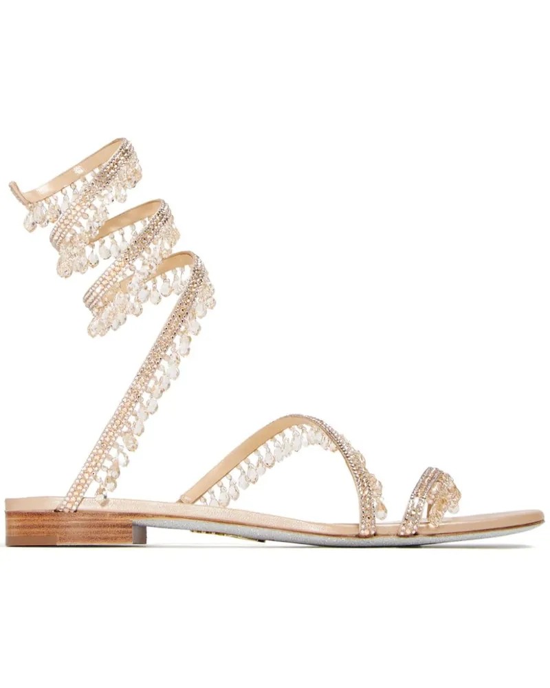 René Caovilla Chandelier Sandalen - Nude Nude