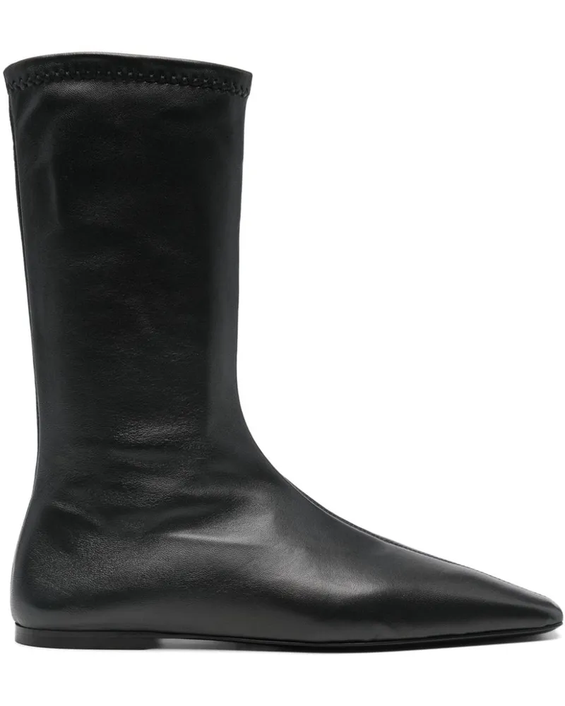 Totême The Sock Stiefel - Schwarz Schwarz