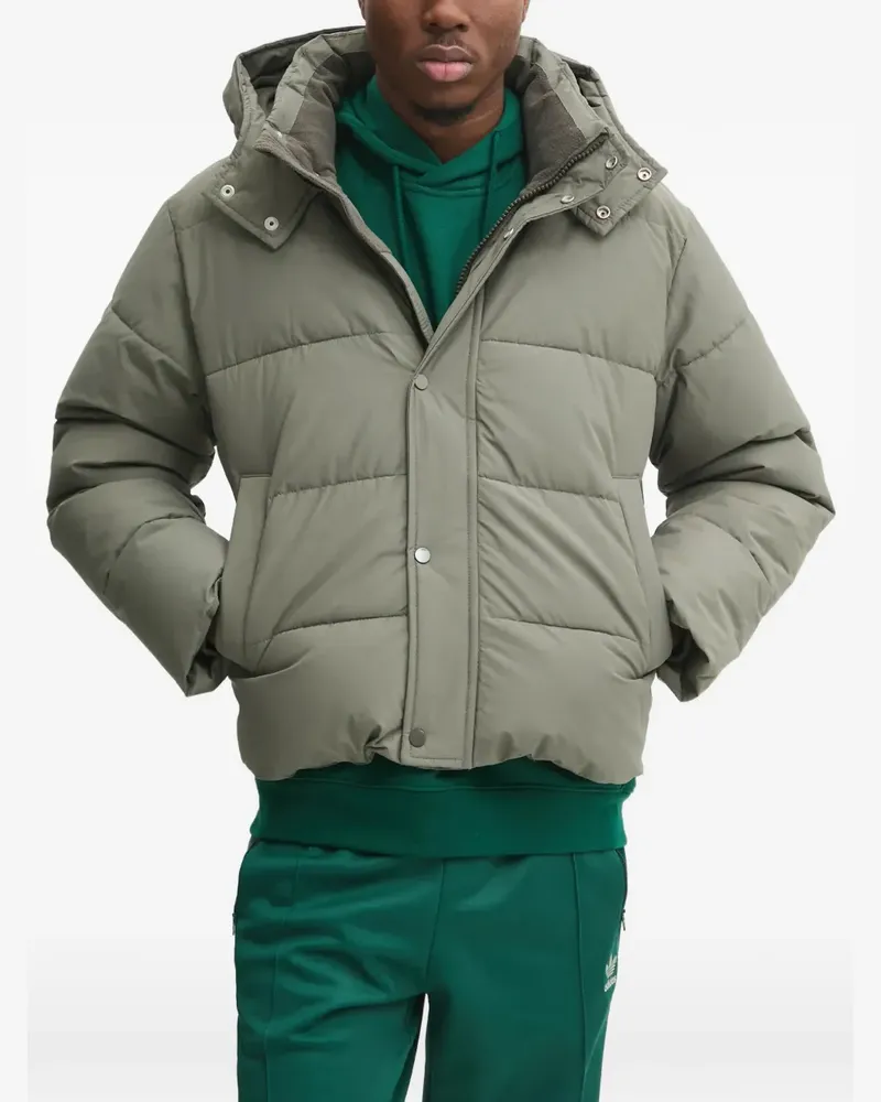 Abercrombie & Fitch hooded puffer jacket - Grau Grau